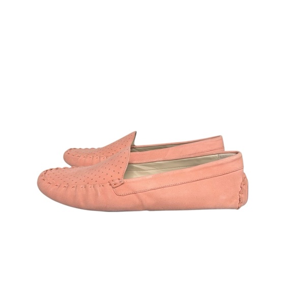Cole Haan Evelyn Driver Suede Slip On Loafers In Rosette Pink Women’s Size 10 - Picture 3 of 9